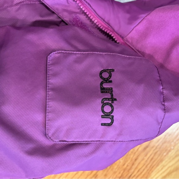BURTON DRI-RIDE Ski/Snowboard Jacket GIRLS XL (14-16) pink/purple and gray - Picture 2 of 4